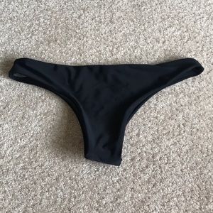 Never worn black bikini bottom